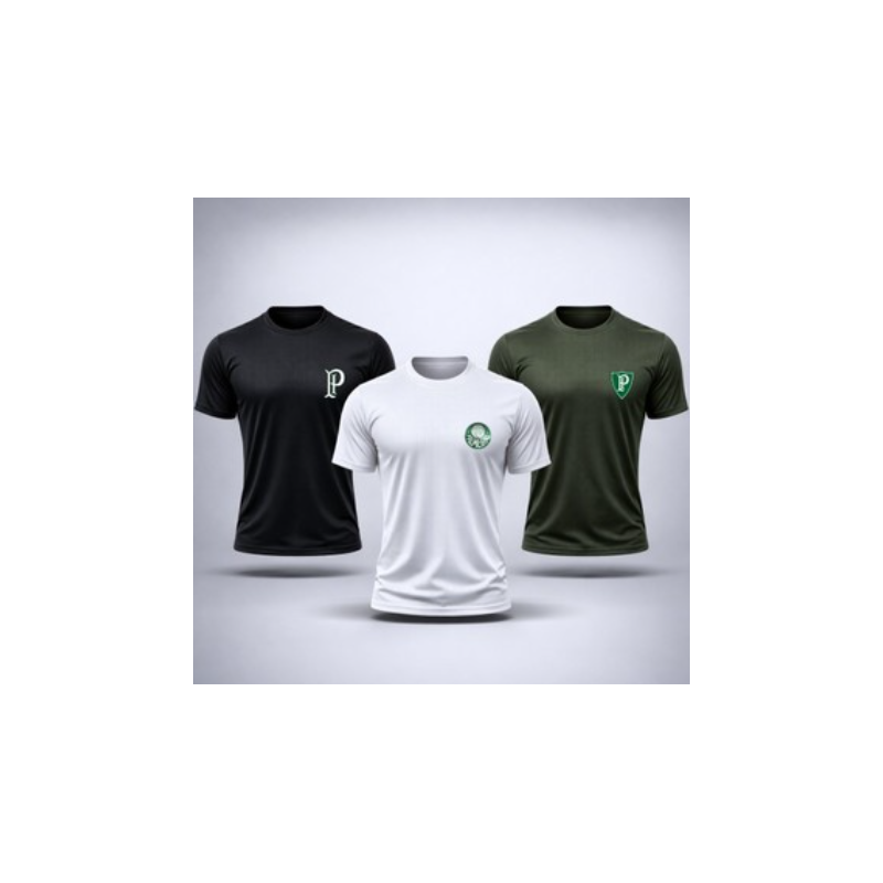 Kit com 3 Camisas Masculinas do Verdão 2026
